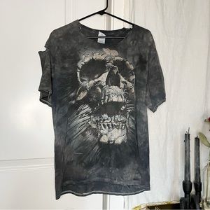 Distressed Skeleton Tee